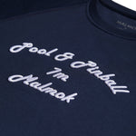 Navy Graphic Cotton Sweatshirt