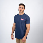 Beach Flag Blue Organic Cotton Tee
