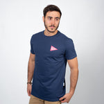 Beach Flag Blue Organic Cotton Tee