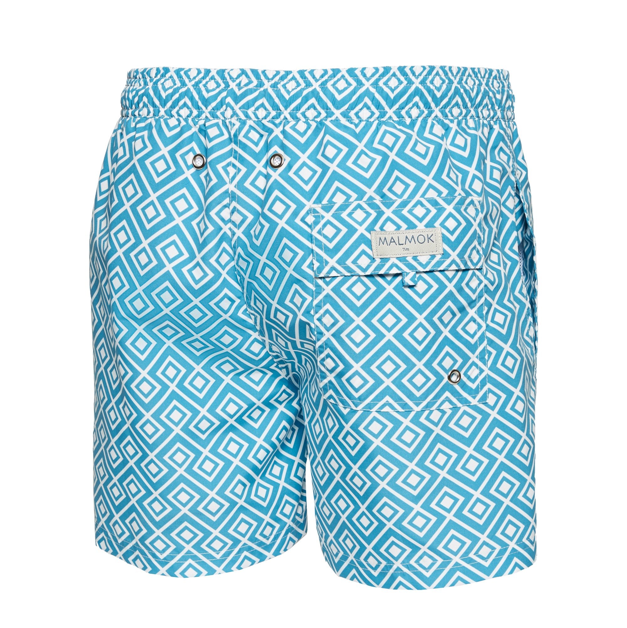 Bruce Wayne Style Blue Men's Swim Trunks