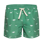 Dinosaur Animal Green Men's Swim Trunks