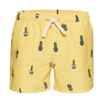 Cactus Yellow Men's Swim Trunks