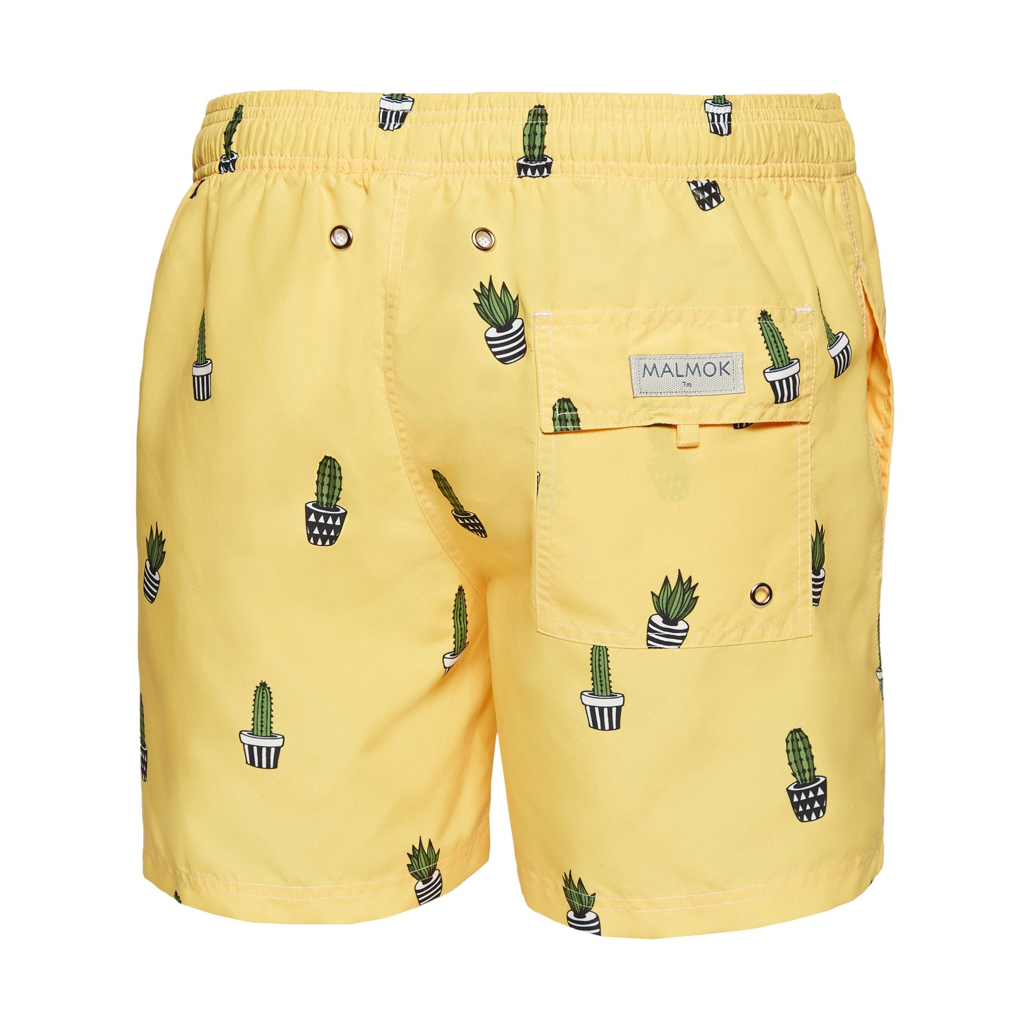 Cactus Yellow Men's Swim Trunks