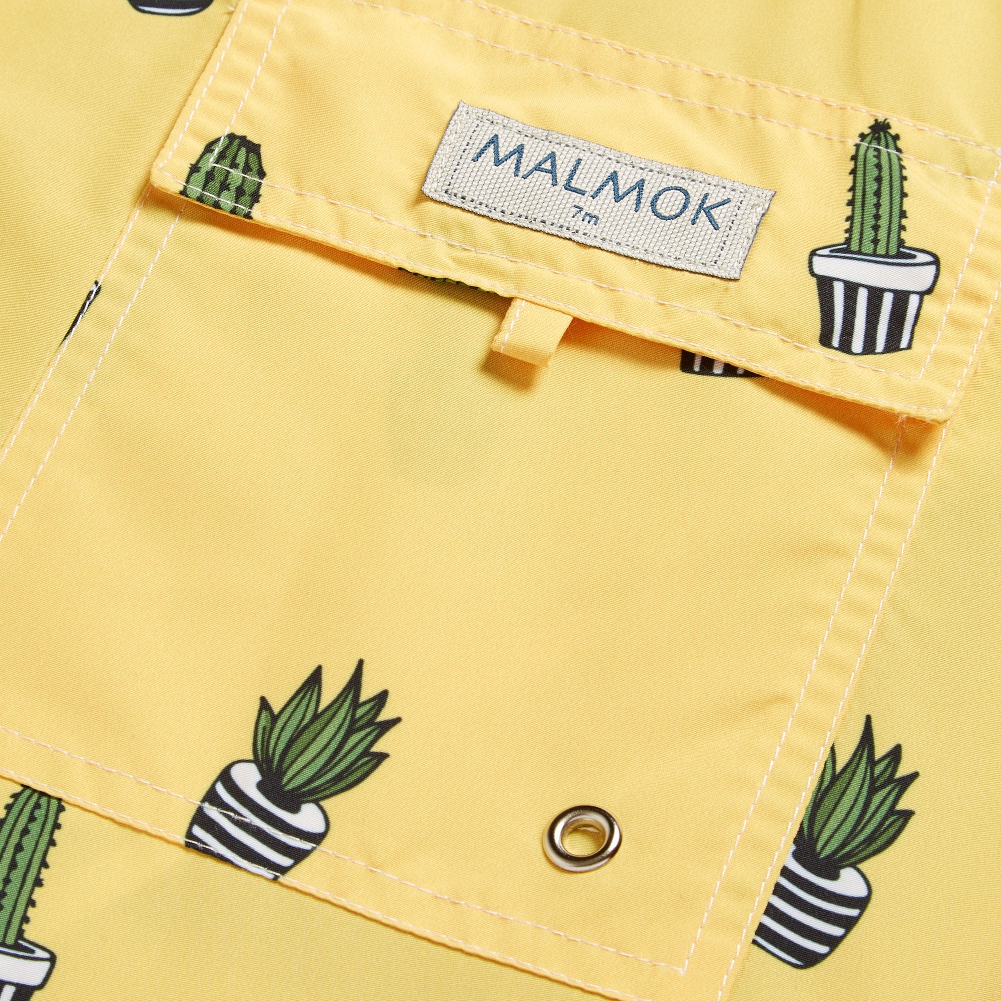 Cactus Yellow Men's Swim Trunks