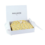 Flower Print on Yellow Men's Swim Trunks