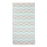 Wave Light Colors Turkish Cotton Towel